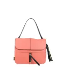 REBELLE Borsa a tracolla in pelle Carole Salmone