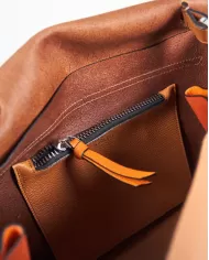 REBELLE Borsa a tracolla in pelle Violetta Silver