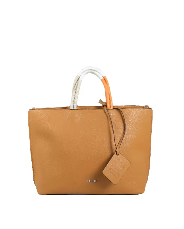 REBELLE Borsa a mano Filippa Cognac