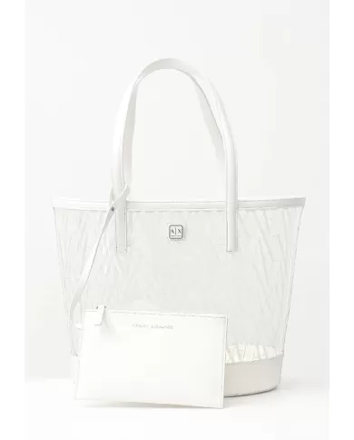Armani Exchange Shopping bag Bianco