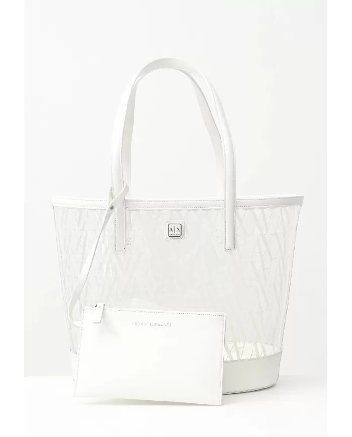 Armani Exchange Shopping bag Bianco