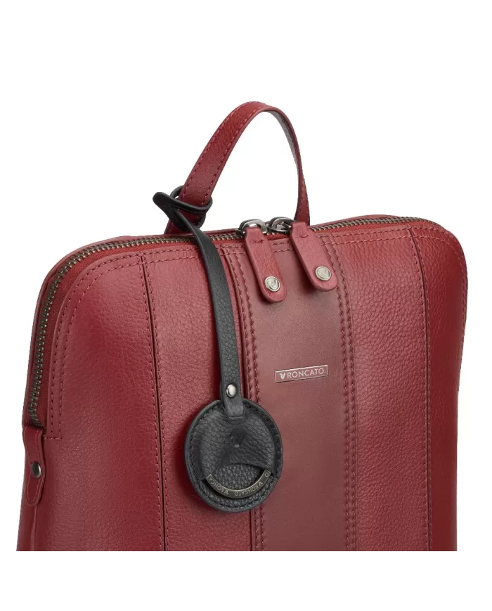 Roncato Zaino piccolo pelle Bristol Bordeaux