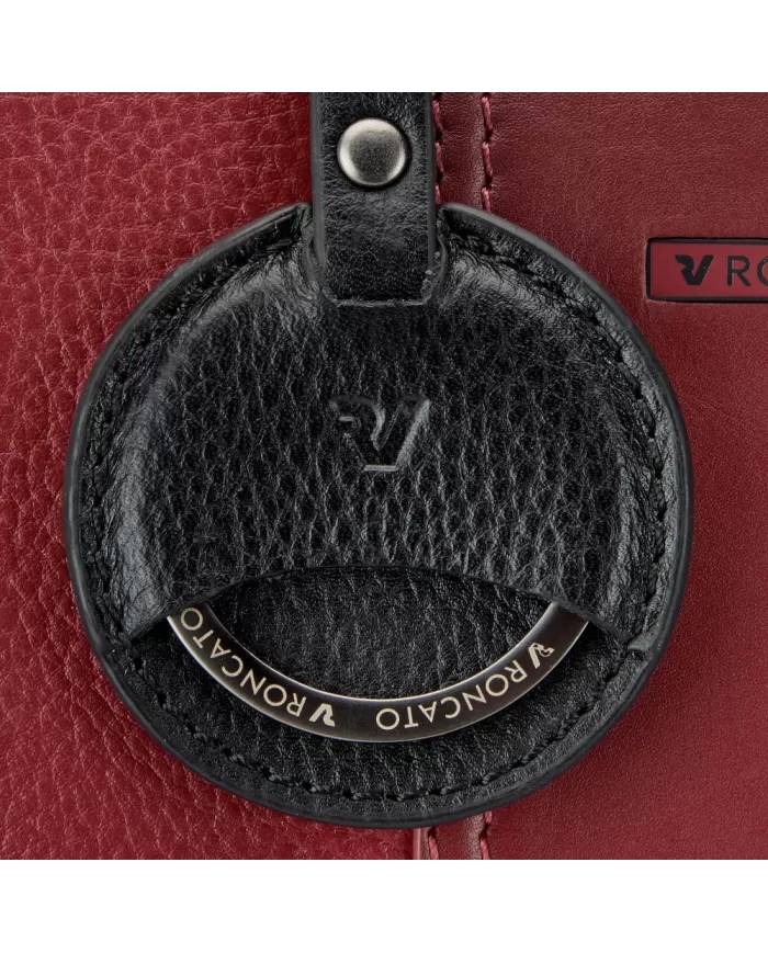 Roncato Zaino piccolo pelle Bristol Bordeaux