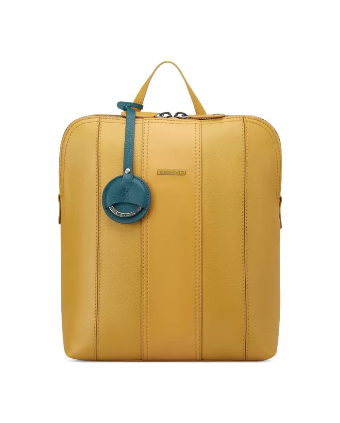 Roncato Zaino piccolo pelle Bristol Giallo
