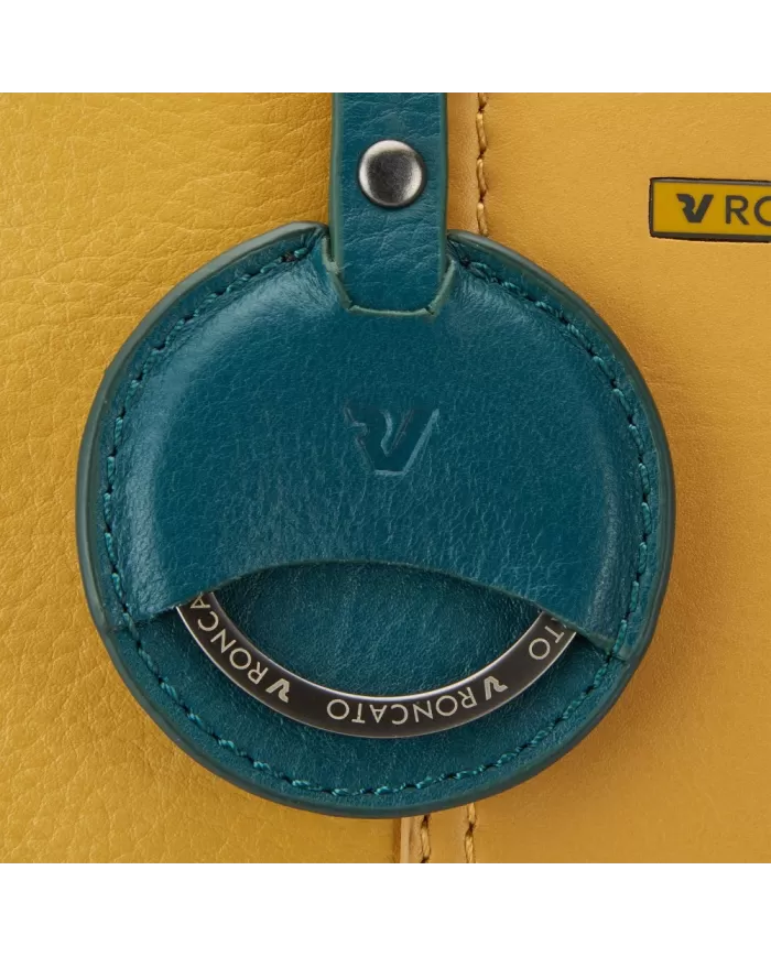 Roncato Zaino piccolo pelle Bristol Giallo