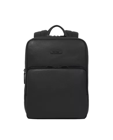 Piquadro Zaino in pelle porta pc "Modus special" Nero