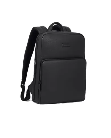 Piquadro Zaino in pelle porta pc "Modus special" Nero
