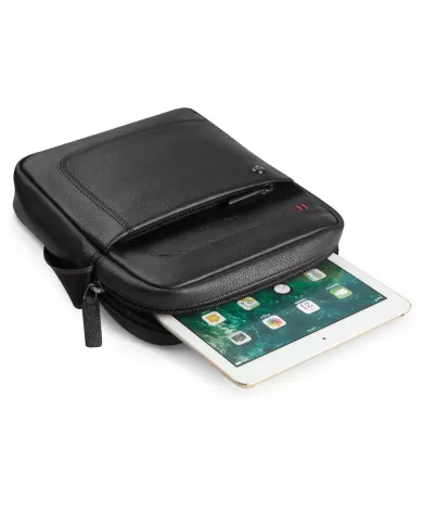 Roncato Borsa uomo in pelle Alaska Nero