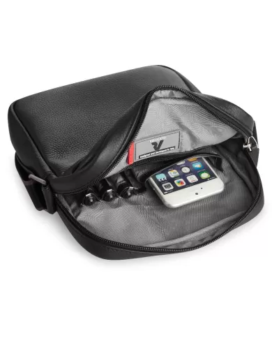 Roncato Borsa uomo in pelle Alaska Nero