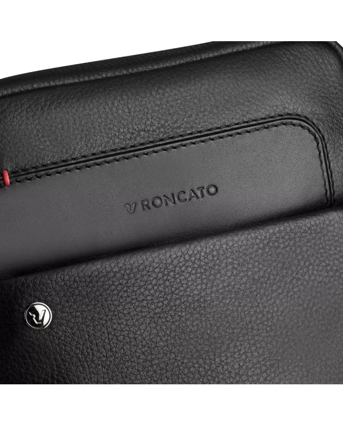 Roncato Borsa uomo in pelle Alaska Nero Roncato Borsa uomo in pelle Alaska Nero