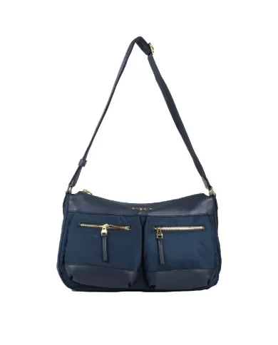 Nannini Borsa tracolla Liberty Blu