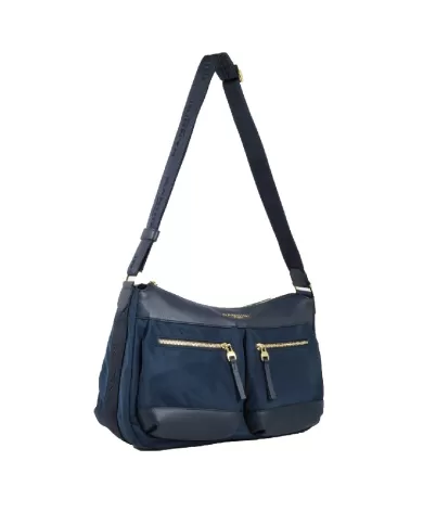 Nannini Borsa tracolla Liberty Blu