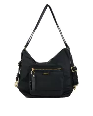 Nannini Borsa zaino in tessuto Liberty Nero Nannini Borsa zaino in tessuto Liberty Nero