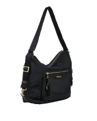 Nannini Borsa zaino in tessuto Liberty Nero Nannini Borsa zaino in tessuto Liberty Nero