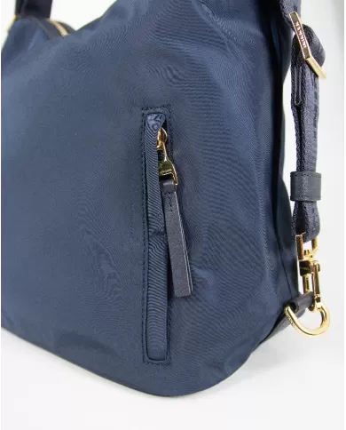 Nannini Borsa zaino in tessuto Liberty Nero