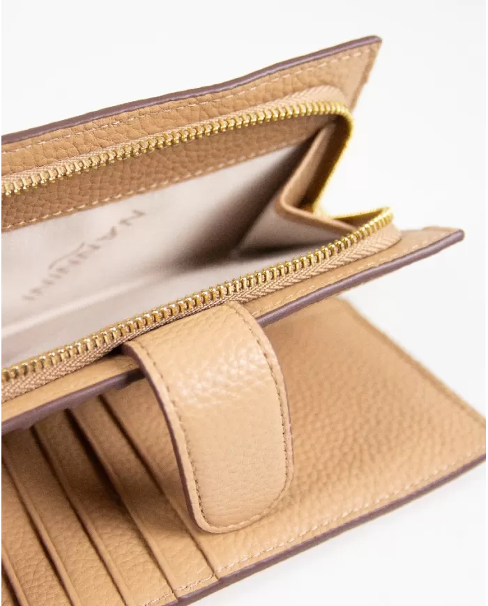 Nannini Portafoglio in pelle Wallis Cipria