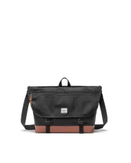 Herschel Borsa messenger Cove Nero/Cuoio