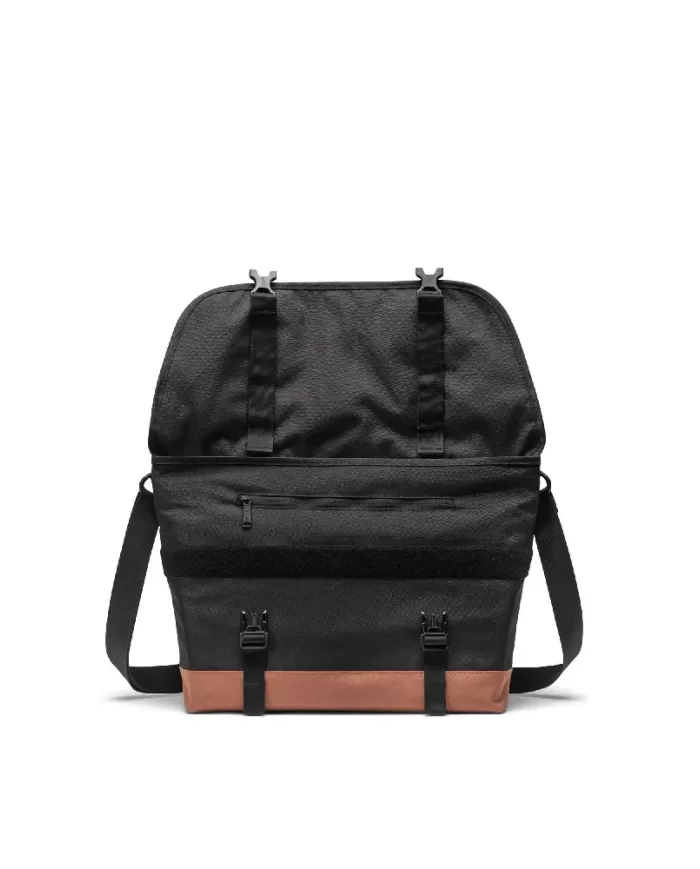 Herschel Borsa messenger Cove Nero/Cuoio