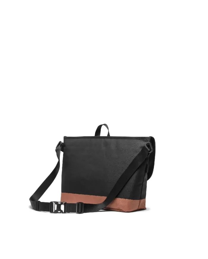 Herschel Borsa messenger Cove Nero/Cuoio