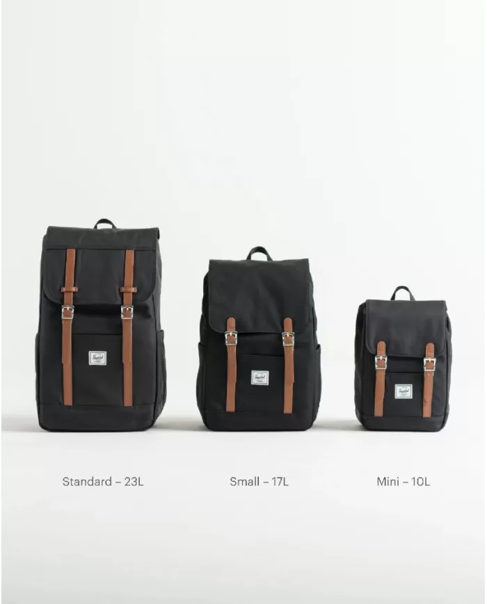 Herschel Zaino grande Retreat Nero