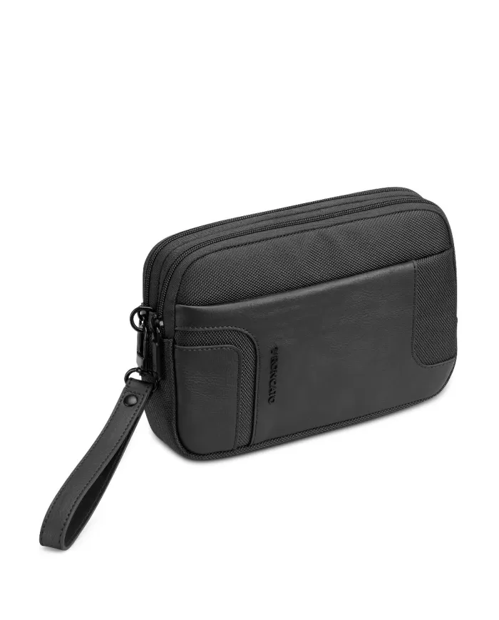 Roncato Pochette in tessuto Panama 4.0 Nero