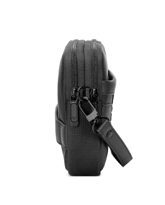 Roncato Pochette in tessuto Panama 4.0 Nero