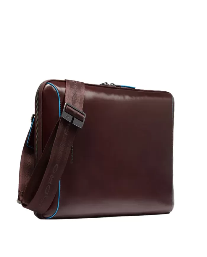 Piquadro Portablocco per tablet Blue Square Mogano