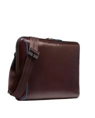 Piquadro Portablocco per tablet Blue Square Mogano