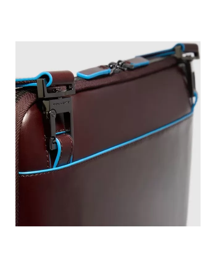 Piquadro Portablocco per tablet Blue Square Mogano