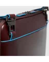 Piquadro Portablocco per tablet Blue Square Mogano