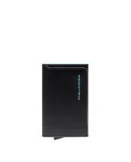 Piquadro Porta carte di credito e monete Blue square Nero