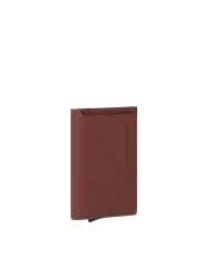 Piquadro Porta carte di credito e monete Black square Cuoio