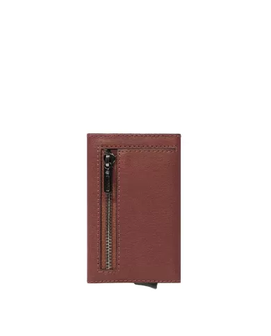 Piquadro Porta carte di credito e monete Black square Cuoio