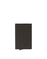 Piquadro Porta carte di credito e monete Black square Testa moro