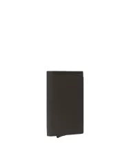 Piquadro Porta carte di credito e monete Black square Testa moro