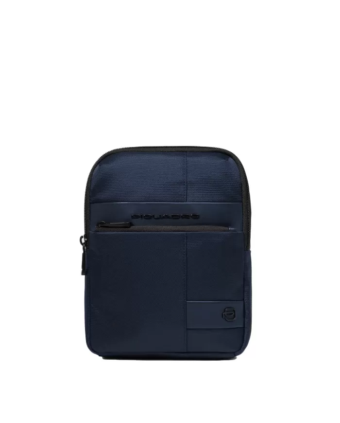 Piquadro Borsello piccolo tessuto Wollem Blu