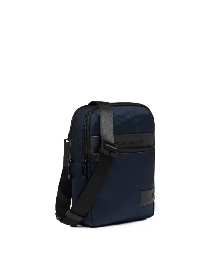 Piquadro Borsello piccolo tessuto Wollem Blu