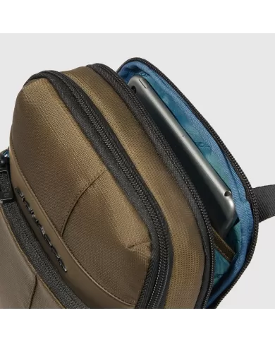 Piquadro Borsello piccolo tessuto Wollem Blu