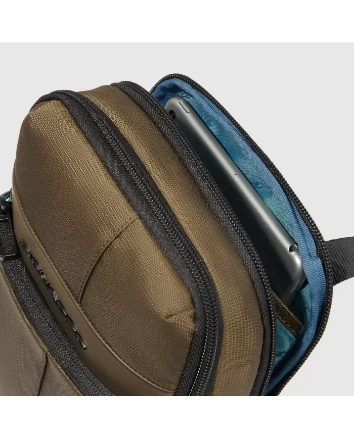 Piquadro Borsello piccolo tessuto Wollem Blu