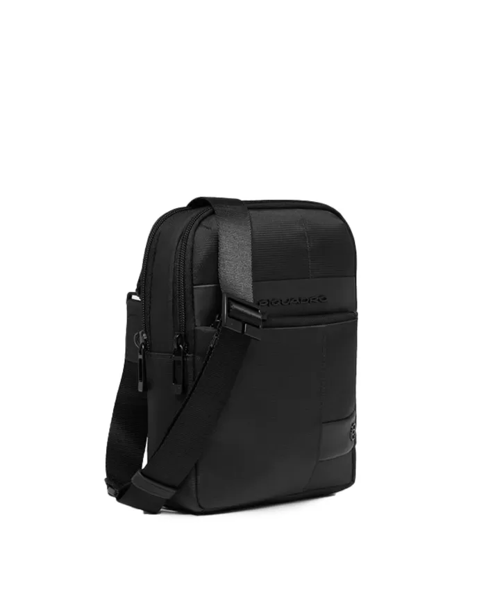 Piquadro Borsello piccolo tessuto Wollem Nero