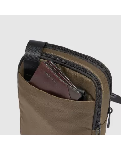 Piquadro Borsello piccolo tessuto Wollem Nero