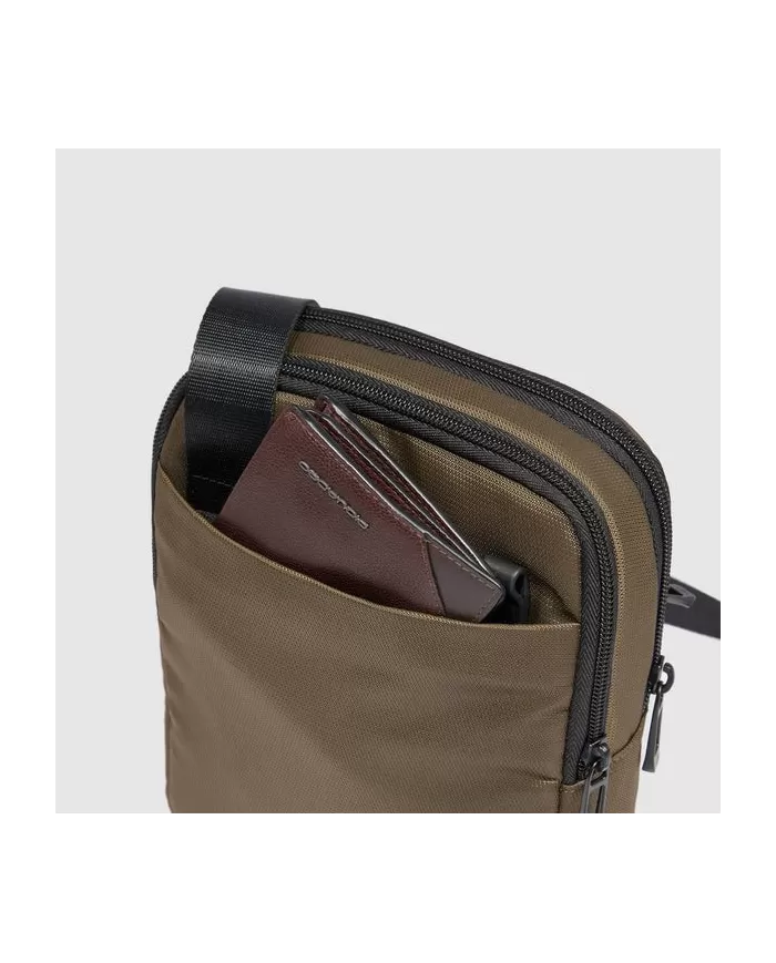 Piquadro Borsello piccolo tessuto Wollem Nero