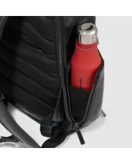 Piquadro Zaino pelle porta pc 15,6 Blue square Mogano