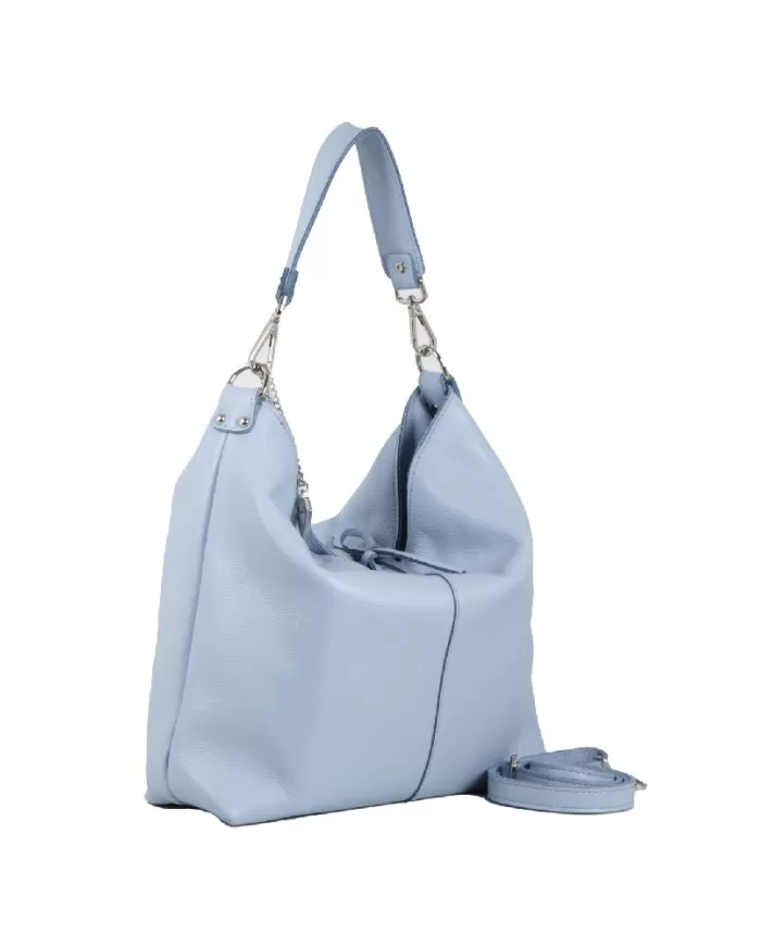 Caleidos Borsa pelle a tracolla Azzurro