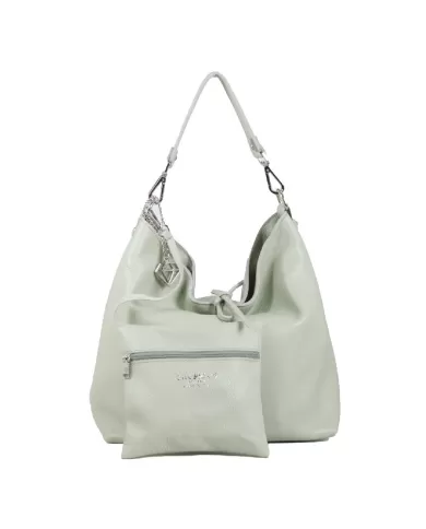 Caleidos Borsa pelle a tracolla Verde chiaro