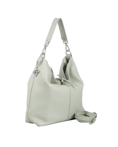 Caleidos Borsa pelle a tracolla Verde chiaro