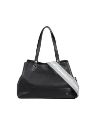 Caleidos Borsa grande in pelle Nero