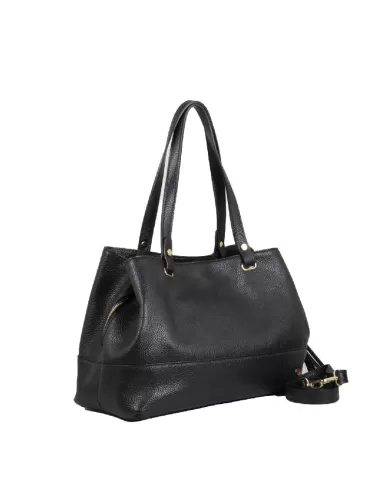 Caleidos Borsa grande in pelle Nero