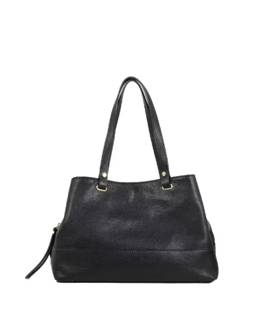 Caleidos Borsa grande in pelle Nero