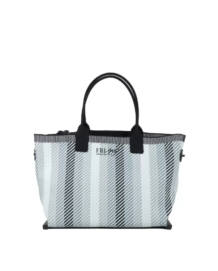 FRI-YAY Borsa Marta Jaquard Nero